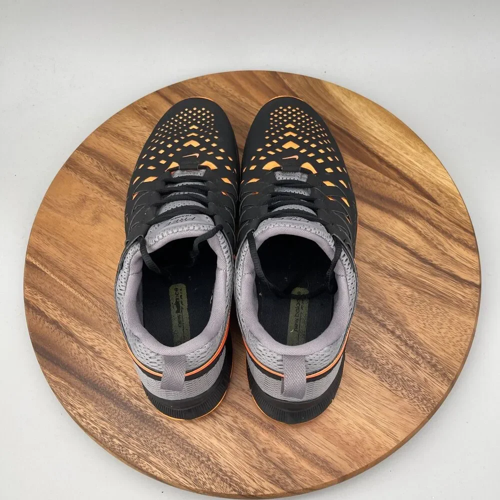Nike Free Trainer 5.0 Shoe Mens Size 12 Orange Black Running Comfort Walking Gym